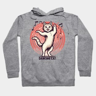 Dancing Cat Delight Hoodie